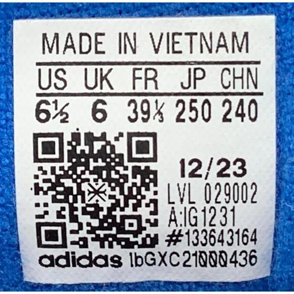 Adidas Campus 00s Big Kid Size 6.5 Sneaker Blue White IG1231 - Picture 7 of 8